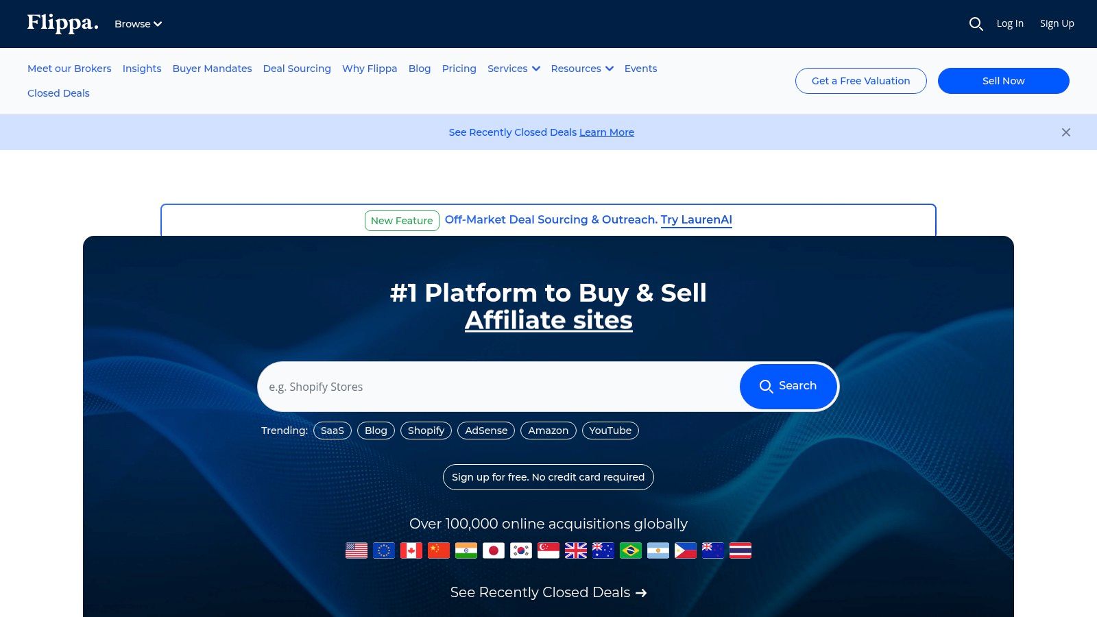 Flippa (Domains category)