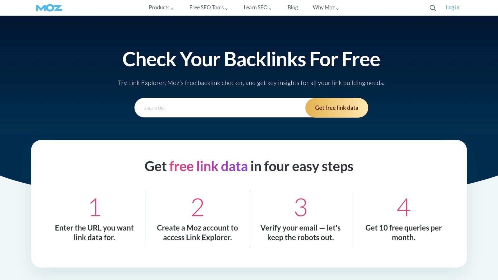 Moz - Link Explorer / Domain Analysis (Domain Authority)