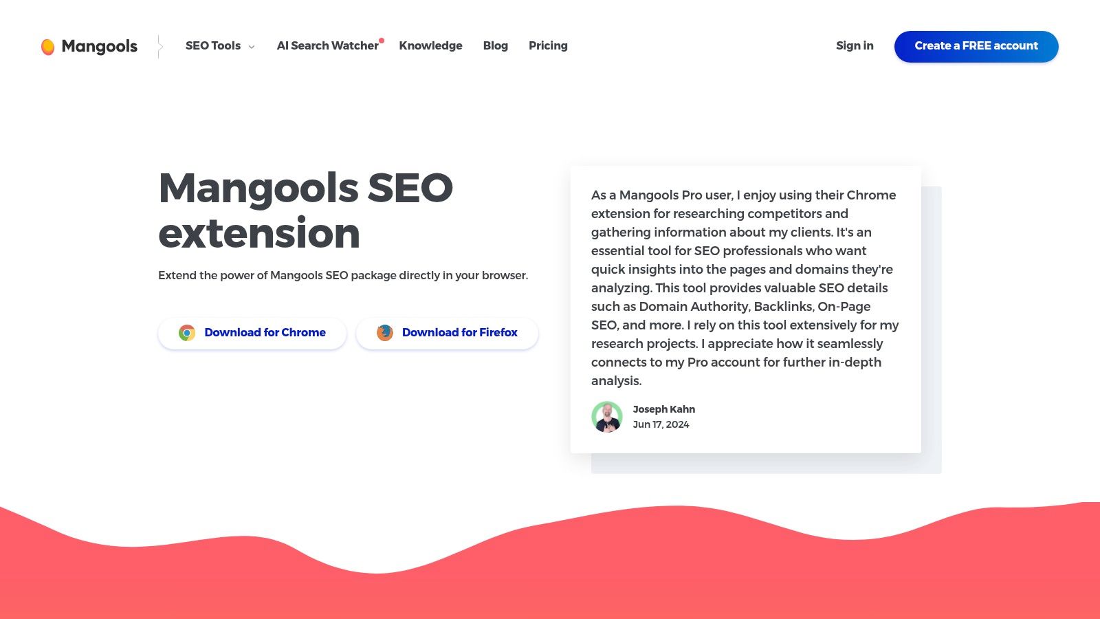 Mangools SEO Extension