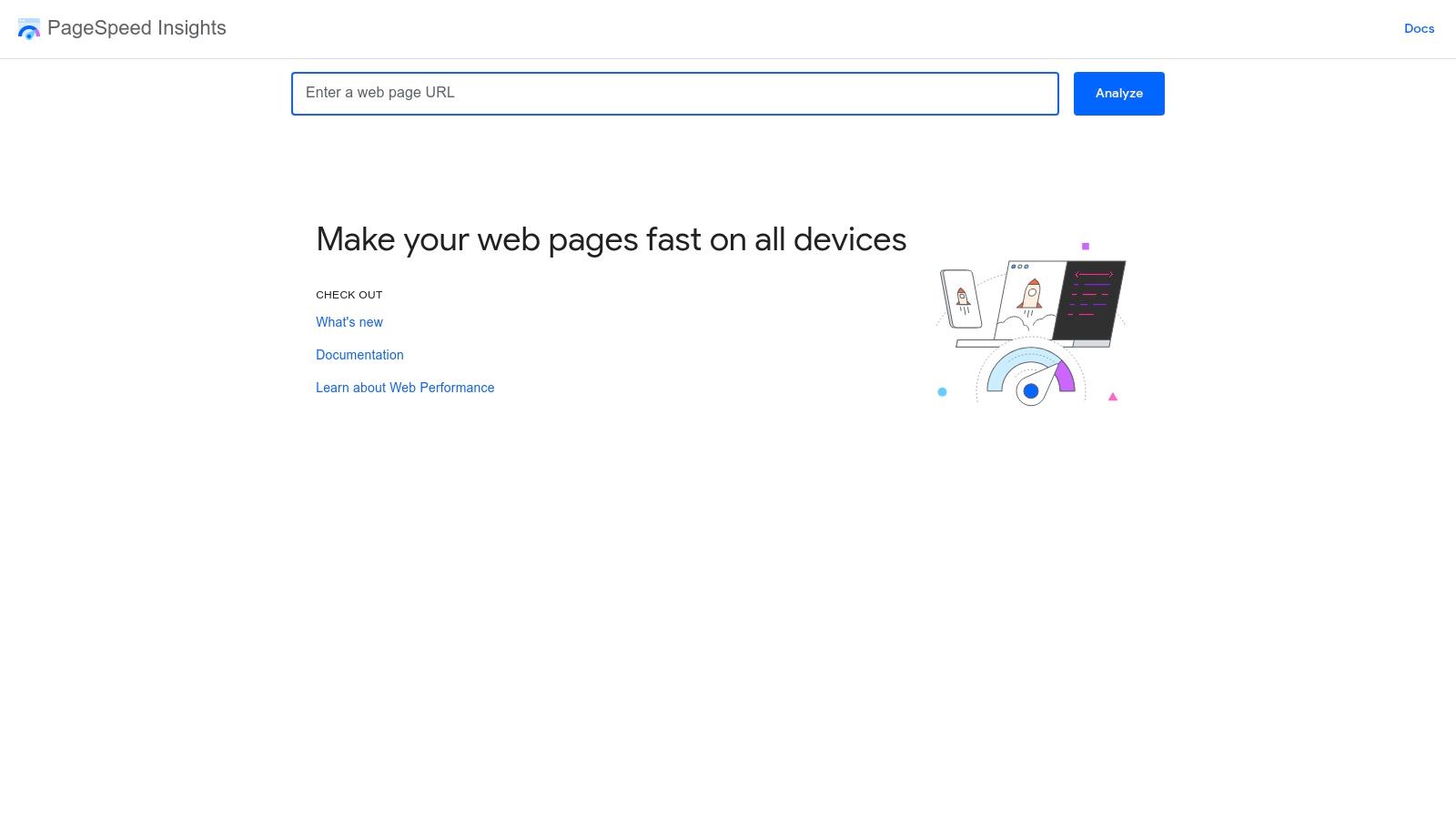 PageSpeed Insights (with Lighthouse)