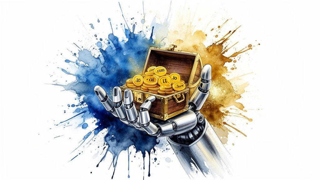 Find Domain Gems with an AI Domain Name Generator