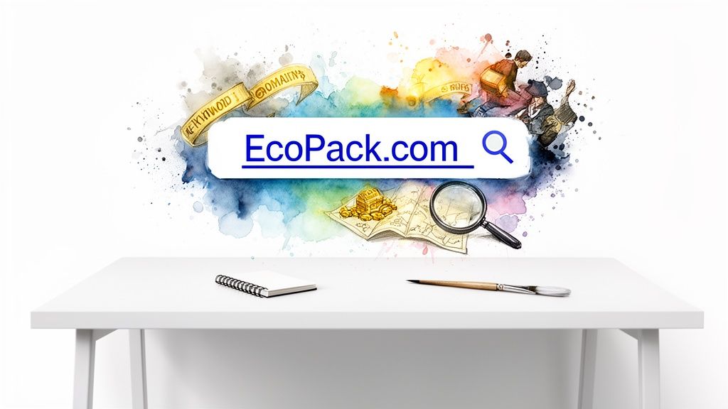 Using Keywords for Domain Name Selection